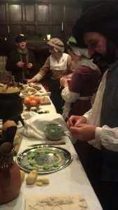 Dinner being prepared