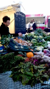 Court Farm Leisure and their stand at the  farmer's market during the festival