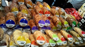 A colorful selection of healthy sweets