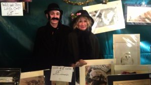 Sophia and her partner in crime posing for a picture