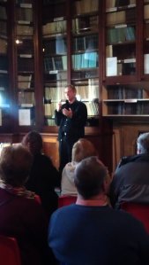 Jasper Foorde during the meeting