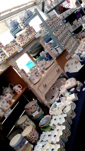 Beautiful pottery - unfortunately we forgot whose stand it was