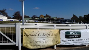 Behind the fence of the Race Course in Hereford. Unfortunately, it's being turned into building project now