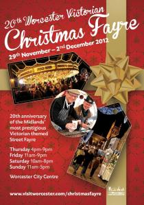 Worcester Victorian Market leaflet distributed during the festivities