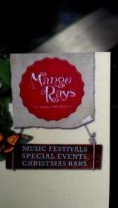 Mango Rays business card at their stand