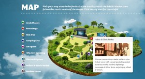 Map of the gfestival