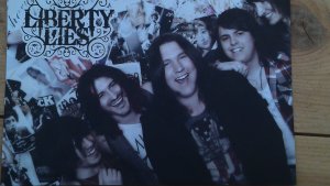 Liberty Lies leaflet left from Thursday night. the band entered the stage at 10:30 and gave a great show. You can follow them here: http://www.facebook.com/LibertyLies 