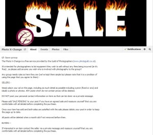 Photo X-change Facebook group