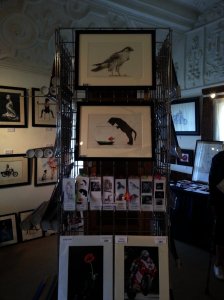 Small framed prints were available to buy for onlu 15 pounds