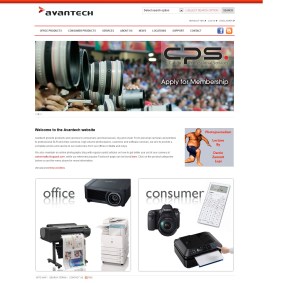 Screenshot of Avantech website as seen on March 13, 2014 promoting upcoming photo talk by Darrin Zammit Lupi