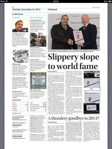 Times of Malta December 31, 2013 (the e-paper version)