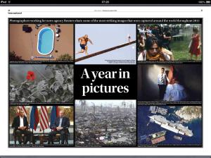 Times of Malta spread showing best images of the year from Reuters, December 5, 2013