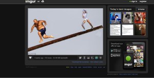 Running away from Millie - the only photo-manipulation we found worth sharing.