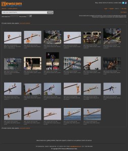 Gostra photos featured in the clients database on Newscom FocalPoint portal, December 1, 2013