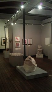 Plaster sculpture Essentials by Jeremy Stiff being displayed at HOE