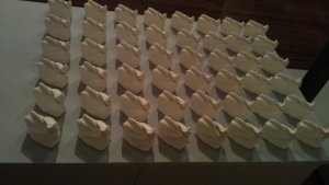 Jeremy Stiff  plaster sculpture called Essentials