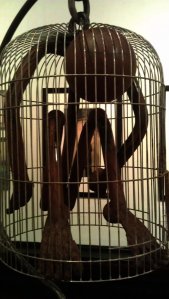 Simon Meiklejohn sculpture entitled "Of my own making"