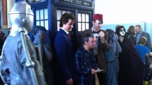 And a Group picture with a fan