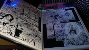 Hand drawn master copy of "The only good Dalek" - fantastic work!