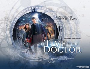 Christmas poster with the title: the last episode is entitled "The Time of The Doctor"