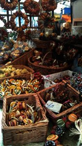 Details of Pollyfields stall at the market