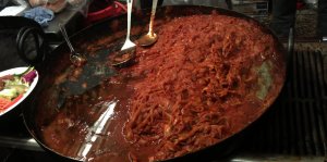 The unique grill in its whole rotating glory