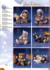 Callico Cats collection in 1998. Those beautiful figurines are now considered vintage and very sought after.