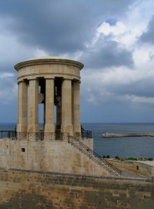 Siege Bell Memorial in Valletta, Malta