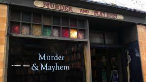 Murder and Mayhem entrance