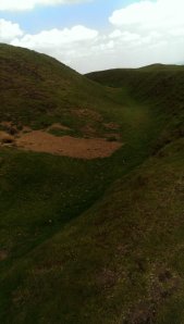 One of the deepest ditches  found  during our trek