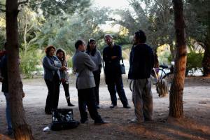 Briefing in progress - just ignore that annoying girl with a camera :)