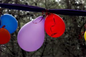 Balloons, lots of balloons