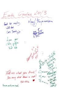 Page full of comments - straight out of the guestbook!