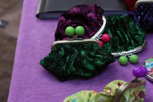Hand made handbags by Fransina at Earth Garden 2013