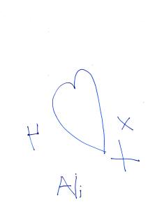 Ali has a big heart and  left us beautiful comment in  the guestbook