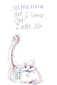 Sam's beautiful creation during workshop