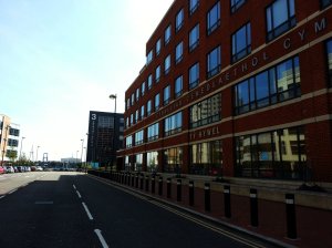 Tŷ Hywel , picture taken from the main street