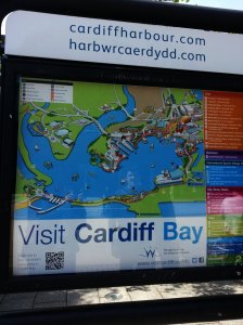 Official map of the Cardiff Bay