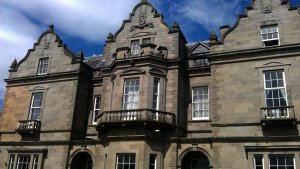 Baskerville Hotel - main balcony visible from the gardens