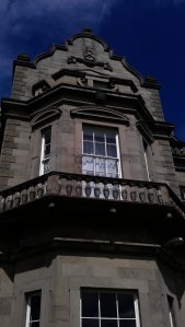 Main balcony  - picture taken from below. The balcony can be accessed at all times fby the guests.
