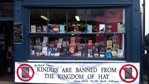 Kindles are banned