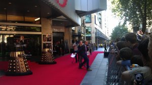 Jason dancing on the red carpet