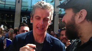 Where are you from? Poland and Malta? Malta is a beautiful country! Mr Capaldi signing picture for us