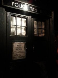 The Madman and his blue box - TARDIS on display