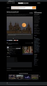 Darkroom at The Baltimore Sun  - Supermoon seen around the world 10th of August 2014