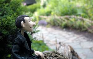 The 9th Doctor went for a walk  - after whole day of shooting it's nice to stretch your legs