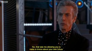 The Doctor being "pro-choice"