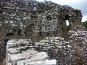 Once impenetrable, the castle walls are now full of holes and  "back  entrances"
