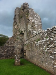 Main wall - the biggest original fragment of the castle still standing