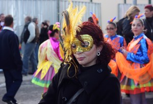 Lady lost in thoughts